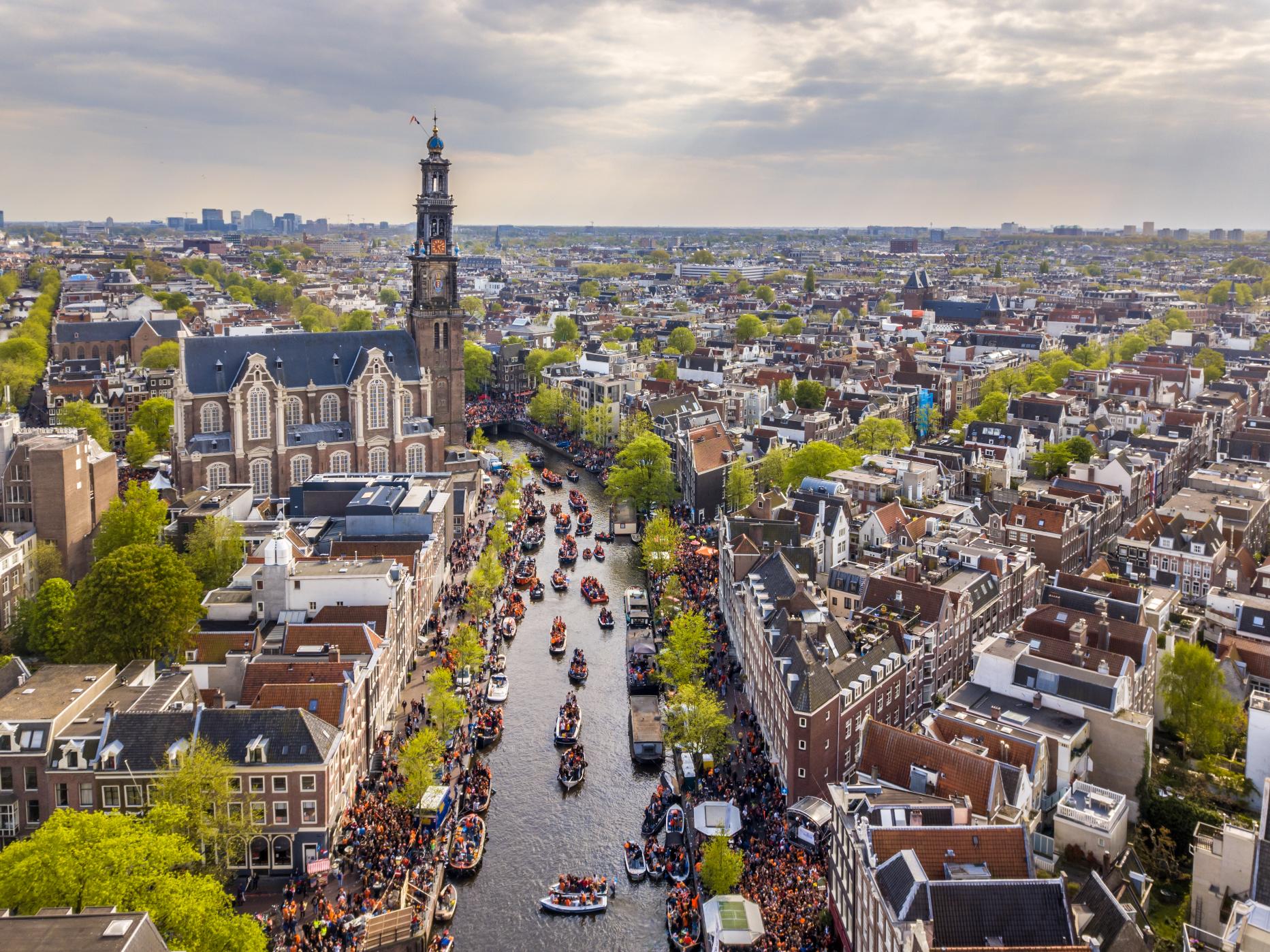 westerkerk Koningsdag Amsterdam